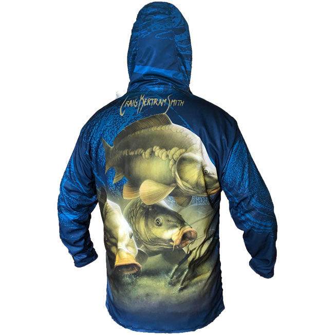 Carp Dark Blue Hoodie Shirt