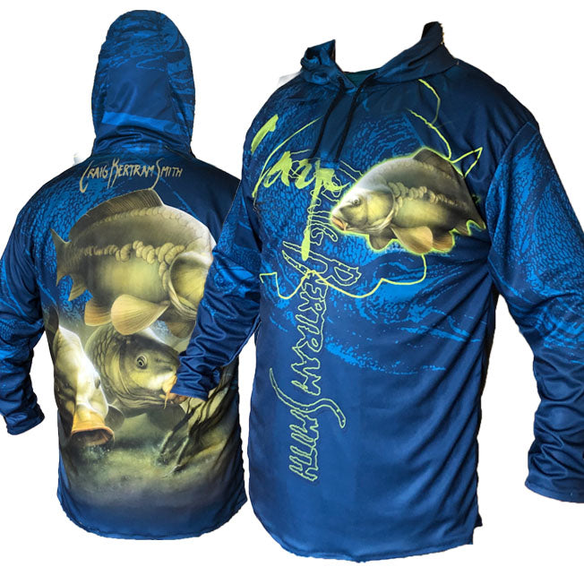 Carp Dark Blue Hoodie Shirt