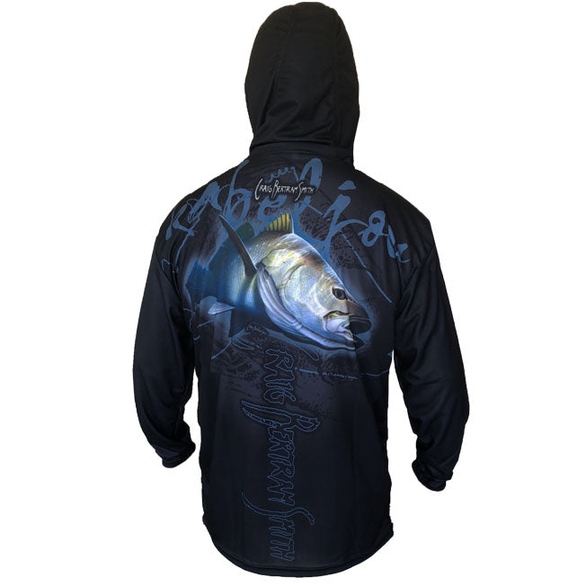 Kob Black Hooded Long Sleeve Shirt