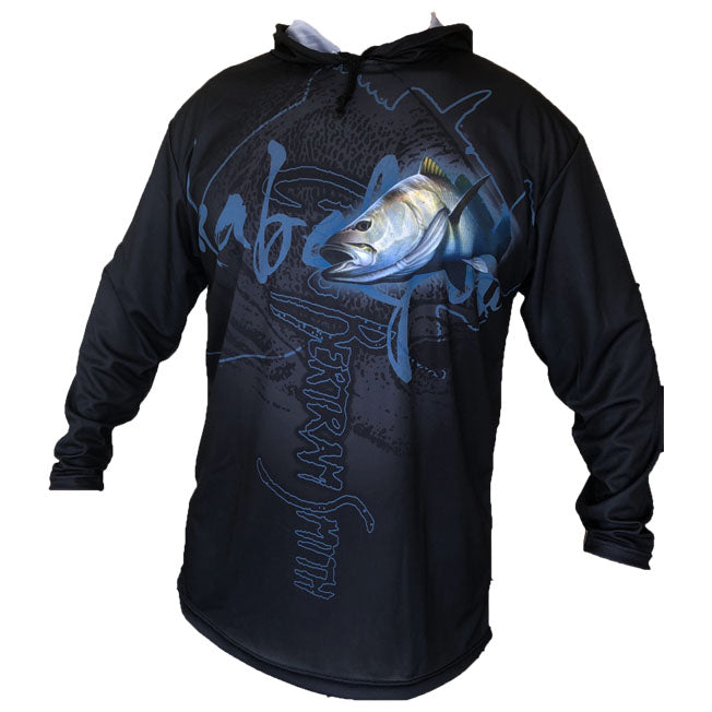 Kob Black Hooded Long Sleeve Shirt