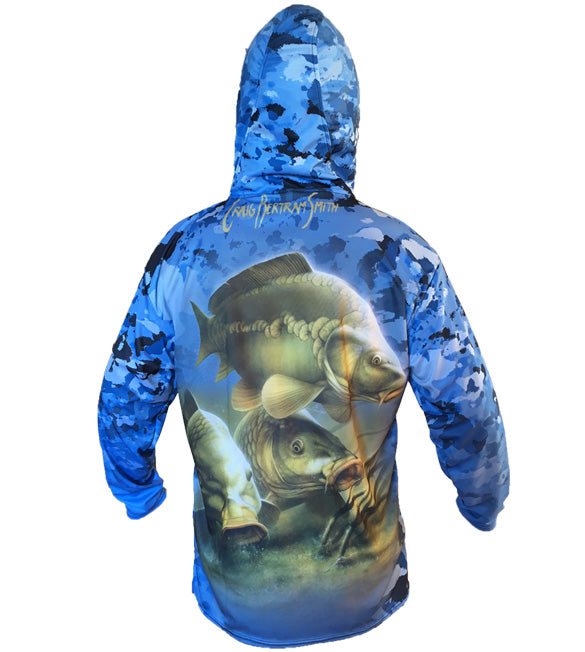 Carp Blue Hoodie Shirt