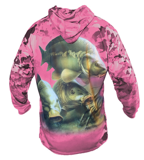 Carp Pink Hoodie Shirt
