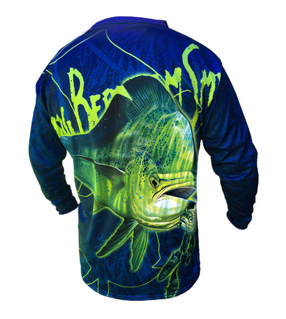 long sleeve shirt with a dorado image on it