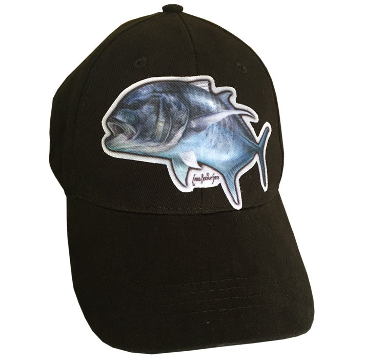 black cap with a GT on it