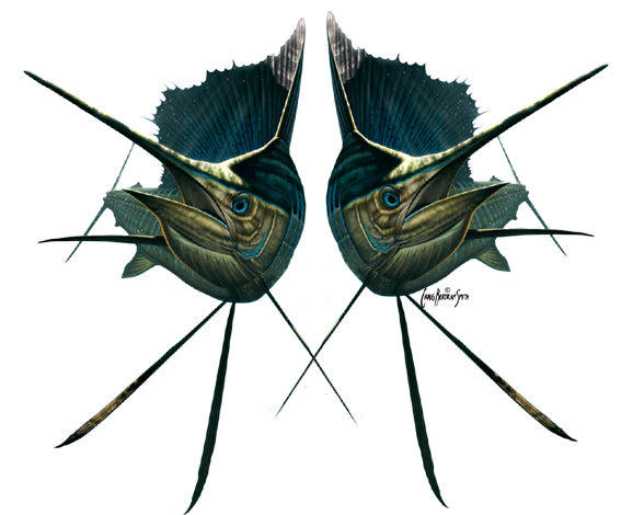 sailfish sticker or decal