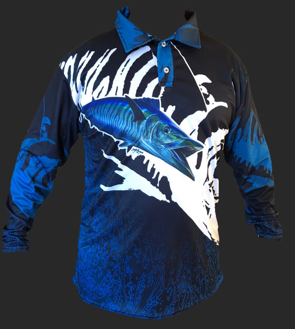 Wahoo Flash Golf Long Sleeve Shirt