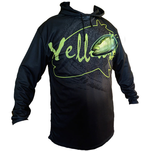 Yellowtail Black Hoodie Shirt