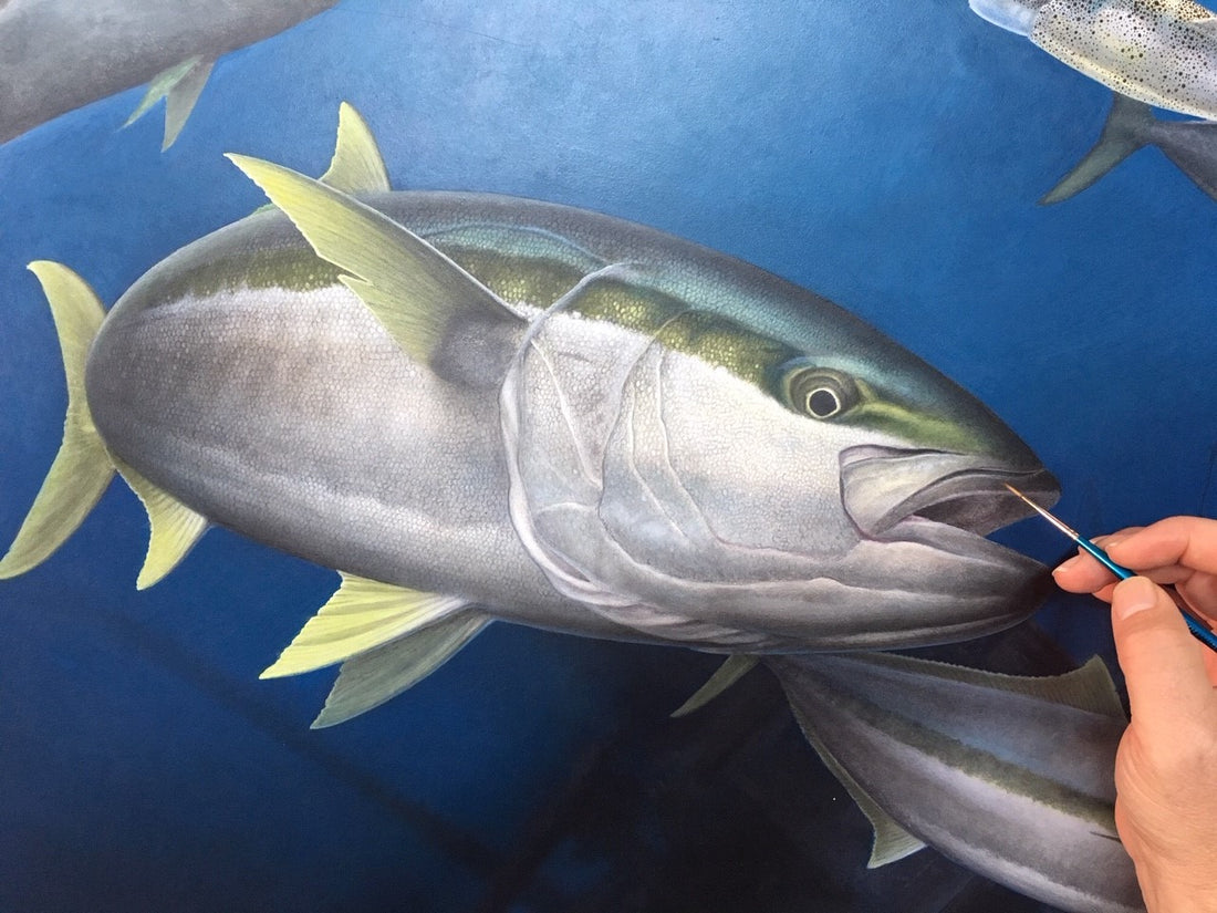 New Yellowtail Painting