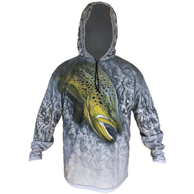 Brown Trout Hoodie Shirt (Copy)