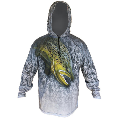 Brown Trout Hoodie Shirt (Copy)