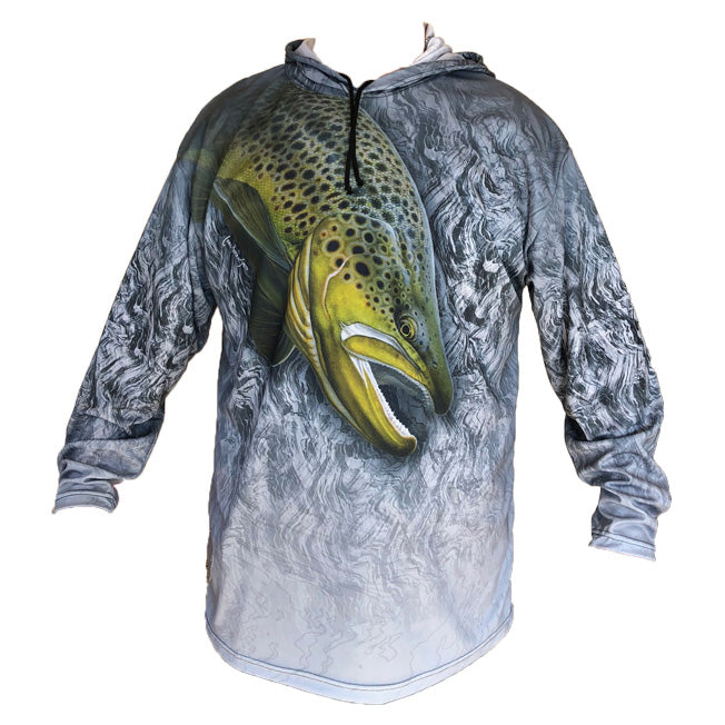 Brown Trout Hoodie Shirt (Copy)