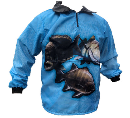 Kob Cracker Galjoen Light Blue Rain Jackets