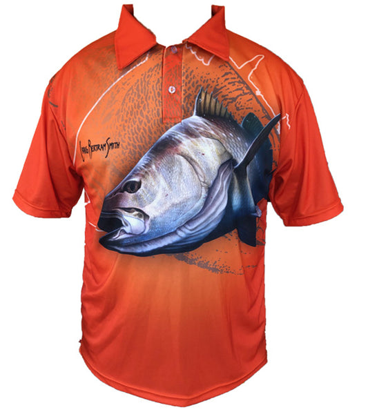 Kob Orange Golf Short Sleeve Shirt