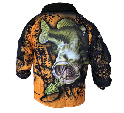 LMB Orange & Black Rain Jacket