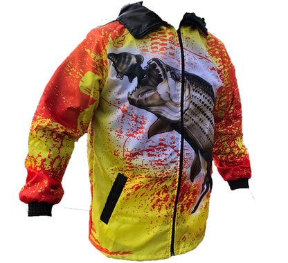 Tigerfish Orange Rain Jacket