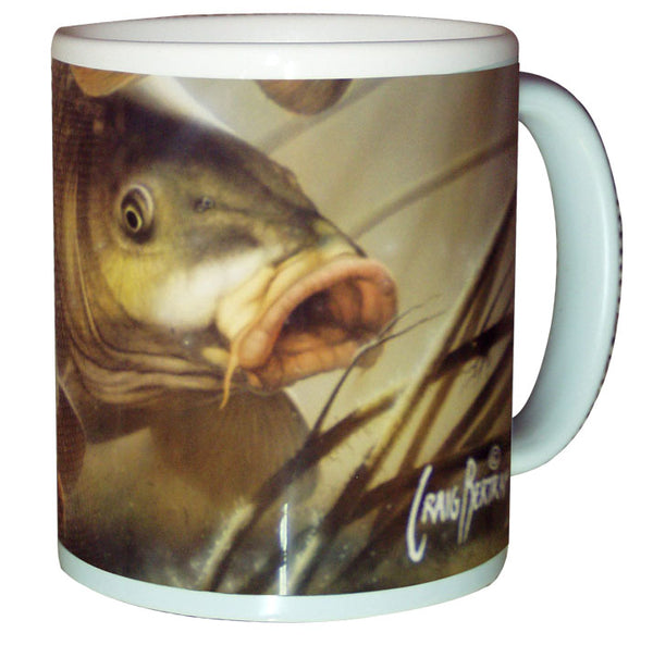 carp fishing coffee mug