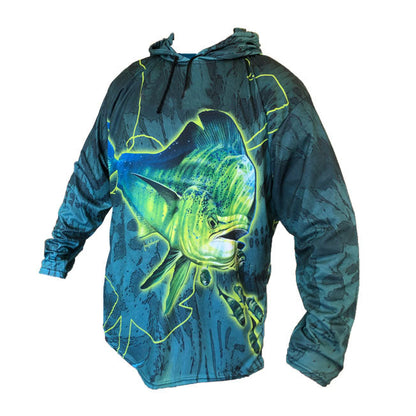 Dorado Blue Camo Hoodie Shirt