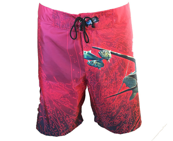Sailfish Red - Board Shorts