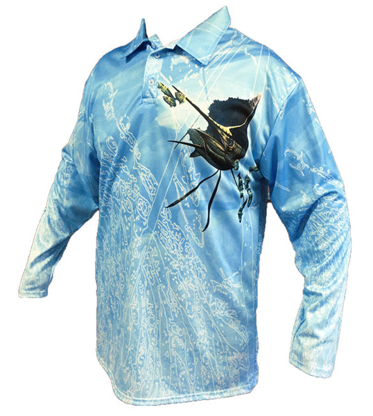 Sailfish LB Golf Long Sleeve Shirt (Neon)