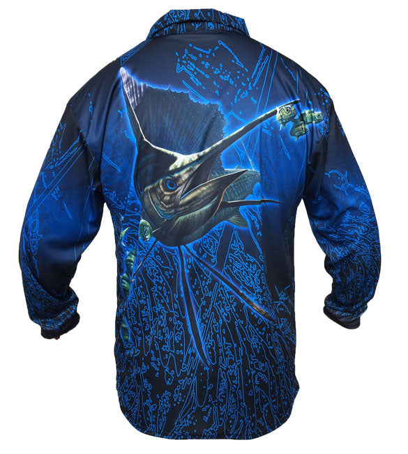 Sailfish Golf Long Sleeve Shirt (Neon)