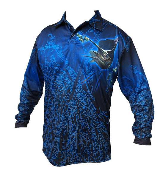 Sailfish Golf Long Sleeve Shirt (Neon)