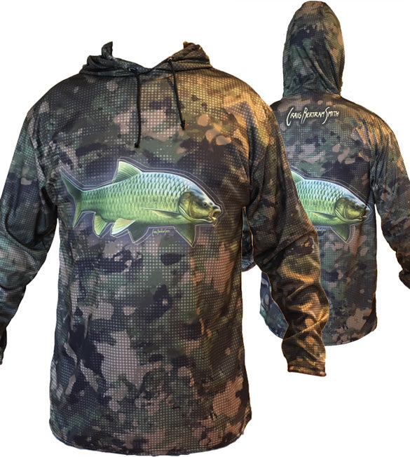 Carp Fishing Camo Hoodie