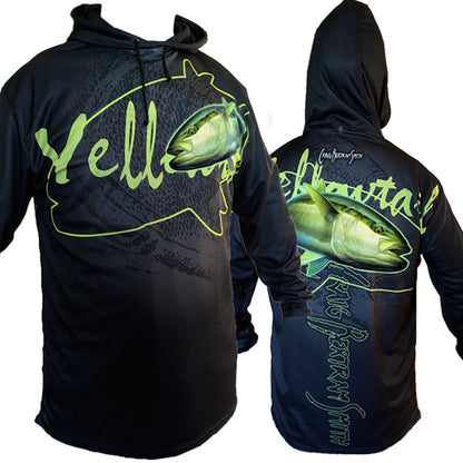 Yellowtail Black Hoodie Shirt