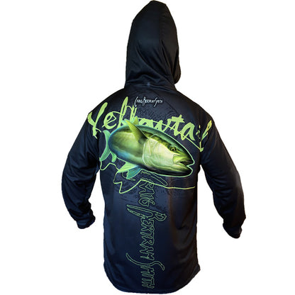 Yellowtail Black Hoodie Shirt