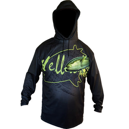 Yellowtail Black Hoodie Shirt