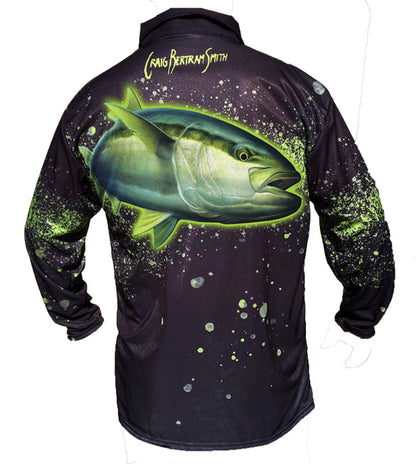 YellowTail Golf Long Sleeve Shirt (BLACK)